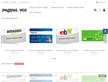Tablet Screenshot of paypalvcc.com